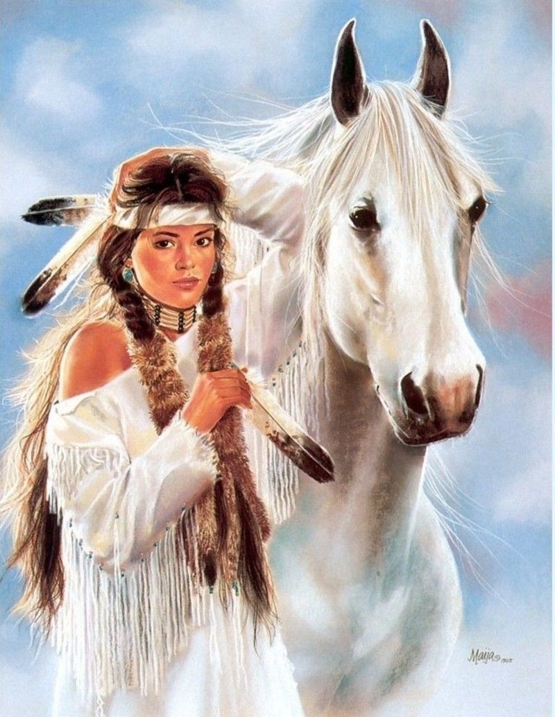 Art populaire indien à cheval sur cordes Mid-Century